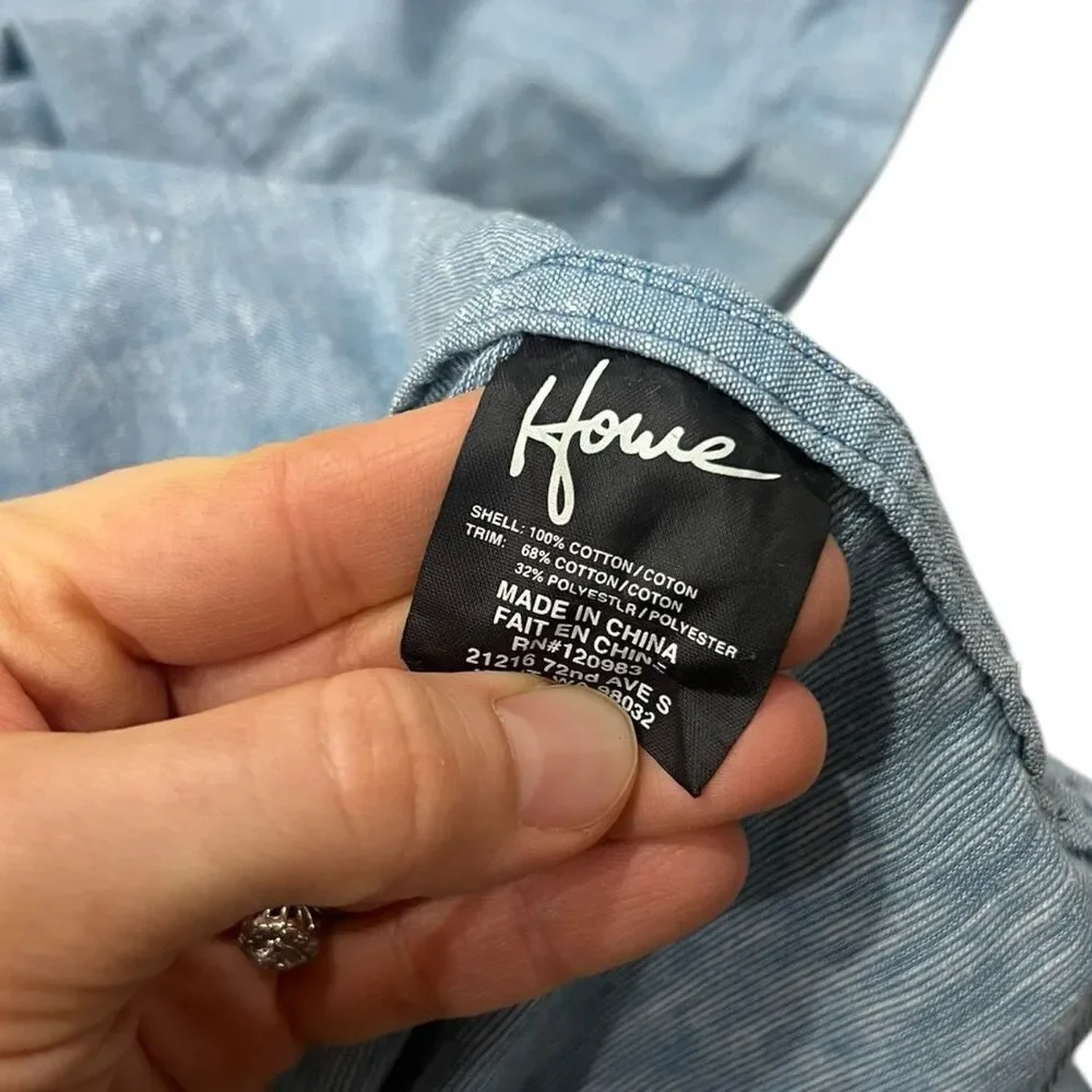 Howe Blue Heather Multimedia Button Down Shirt XL